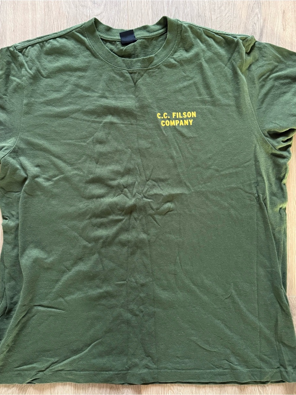 Men's Smoky the Bear Olive Green Logo T-Shirt